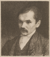 KG 1988 016
<br/>
Portret Frederik van Eeden (1860-1932)
<br/>
<em>Veth, Jan (1864-1925)</em>